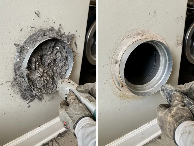 Professional clogged vent cleaning by Plainfield Dryer Vent Cleaning in Plainfield