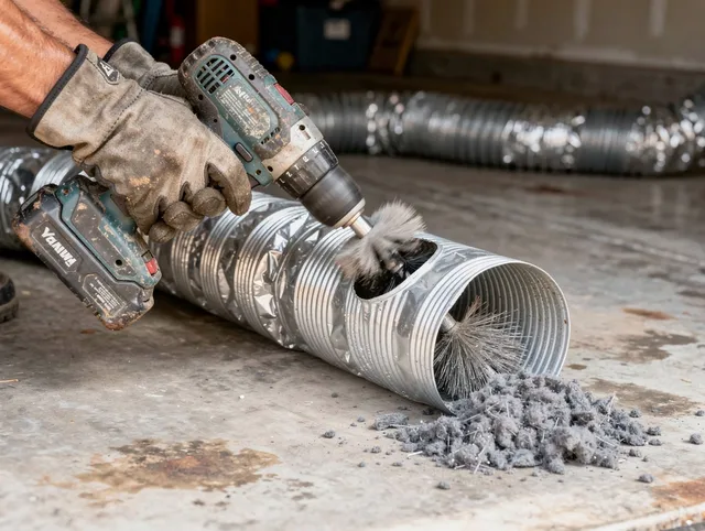 Professional duct cleaning by Plainfield Dryer Vent Cleaning in Plainfield